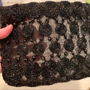 Paris Black Evening Shoulder Bag